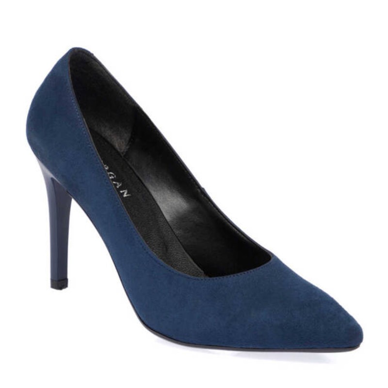 Lacivert Vegan Stiletto